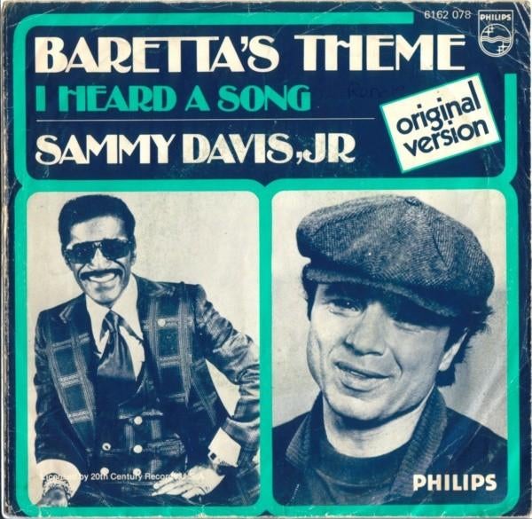 Sammy Davis Jr. - Baretta's Theme (Single), Gebruikt, Filmmuziek en Soundtracks, 7 inch, Single