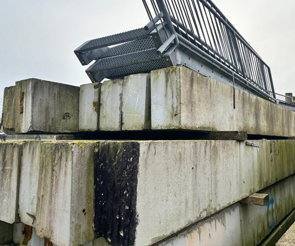 Prefab funderingsbalken beton 300x500 mm | div. lengtes, Ophalen, Gebruikt