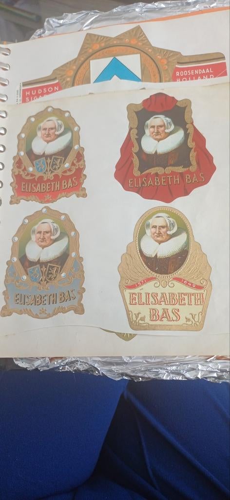 Elisabeth bas sigarenbandjes, Ophalen of Verzenden, Overige thema's, Pons of Mal
