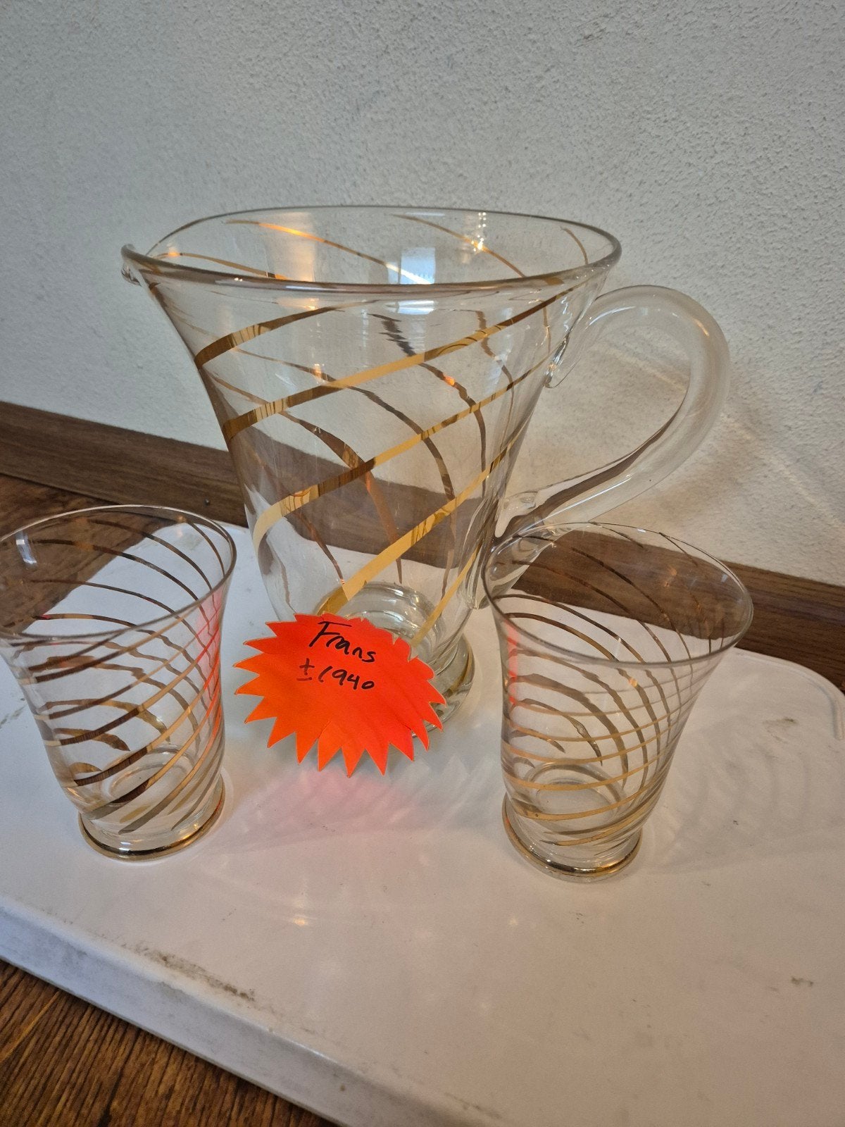 glaswerk antiek, Ophalen