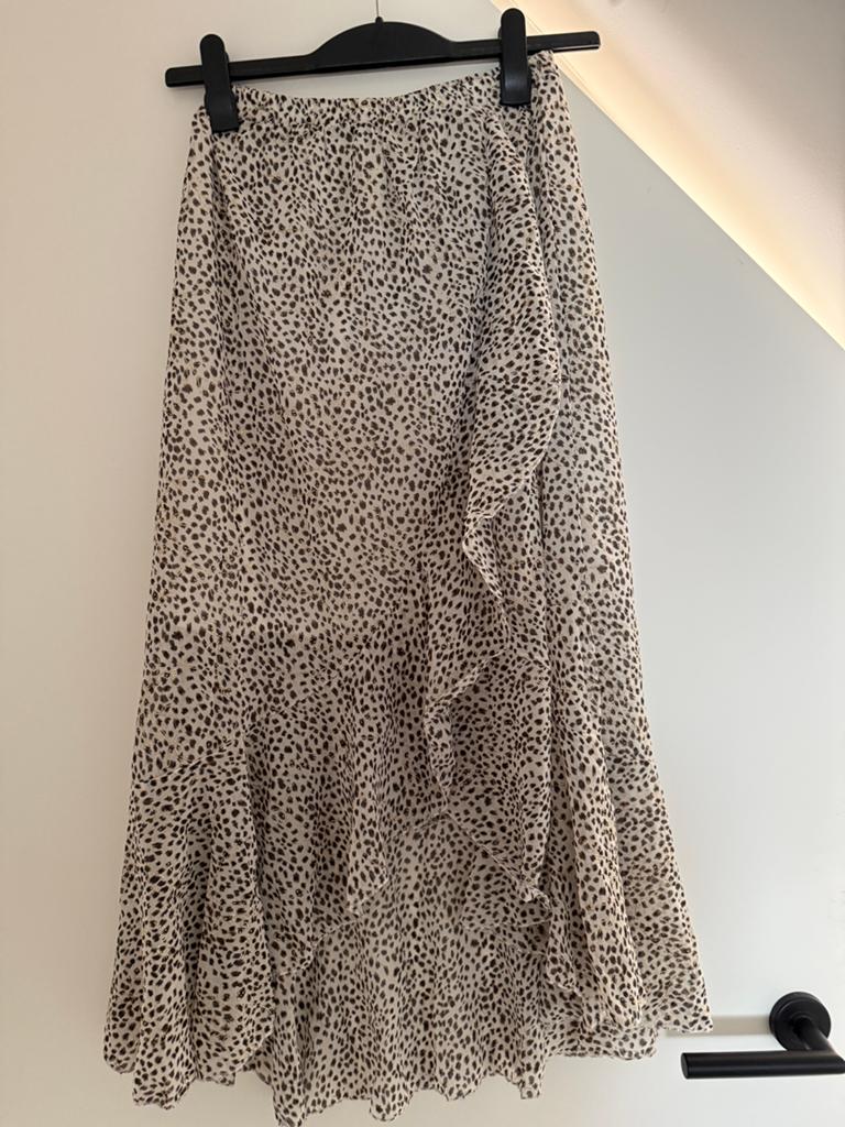 Leuke zomer rok S, Kleding | Dames, Rokken, Ophalen of Verzenden, Zo goed als nieuw, Wit, Onder de knie