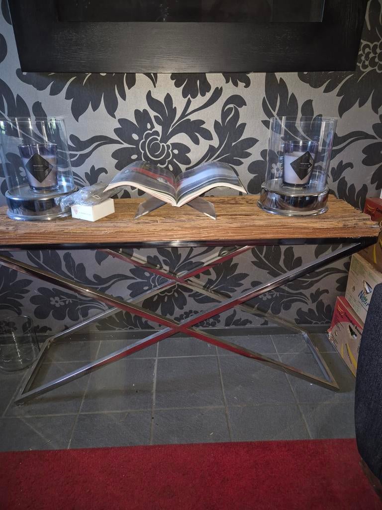 Sidetable te koop, Ophalen, 100 tot 150 cm, ., Zo goed als nieuw