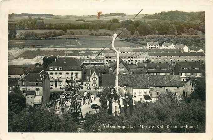 301-373-025 Valkenburg Met de kabelbaan, Verzenden, Voor 1920, Limburg