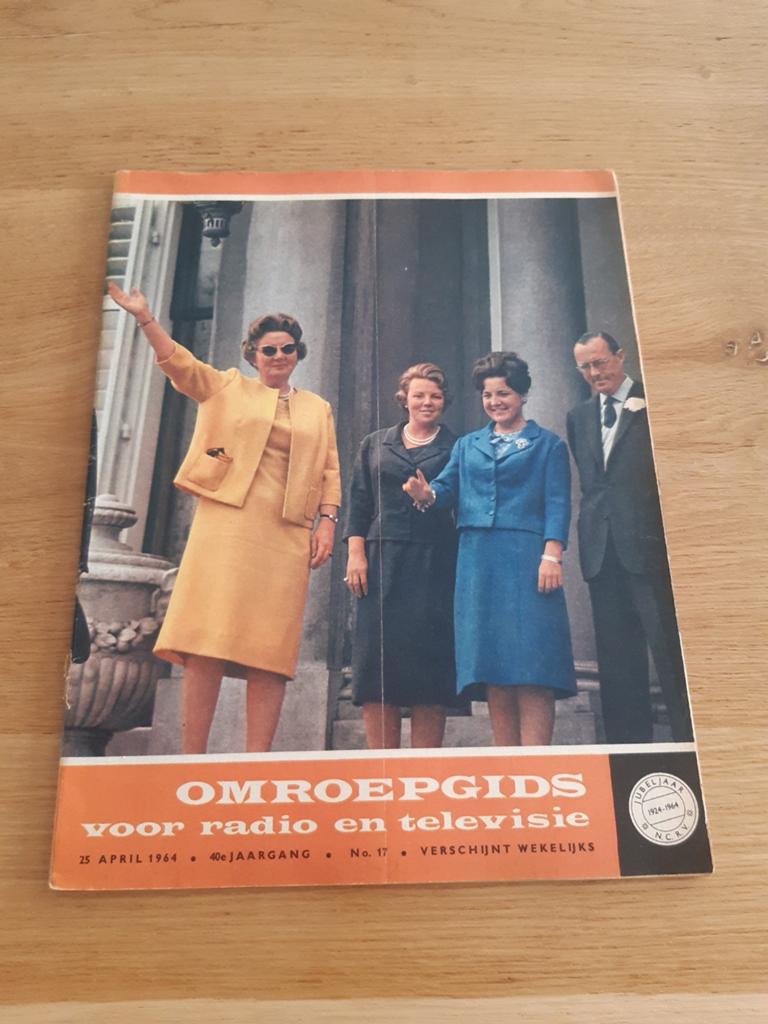 17.NCRV gids 1964. Koningin Juliana. Willem Vogel. Rien van, Verzamelen, Tijdschriften, Kranten en Knipsels, Ophalen of Verzenden