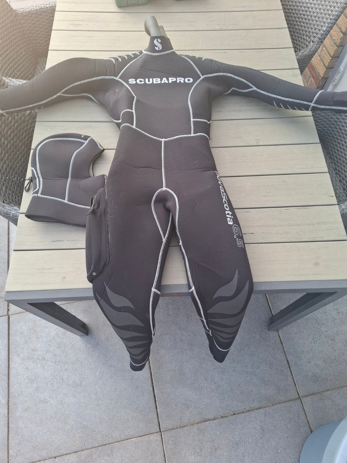 Scubapro Nova Scotia 6.5mm semidroog duikpak - Maat XS, Ophalen, Gebruikt, Duikpak