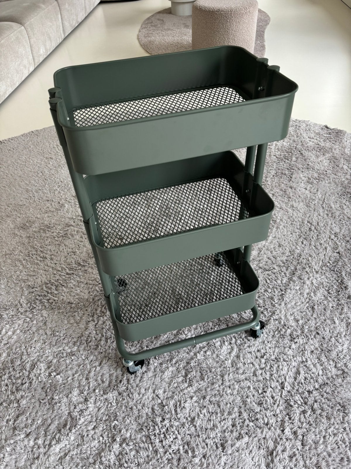 Ikea raskog roltafel als nieuw groen grote uitvoering, Huis en Inrichting, Ophalen, Zo goed als nieuw
