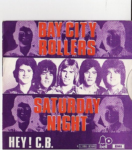 Bay City Rollers - Saturday Night / Hey! C.B. (Single), Gebruikt, Originele persing, 7 inch, Ophalen of Verzenden