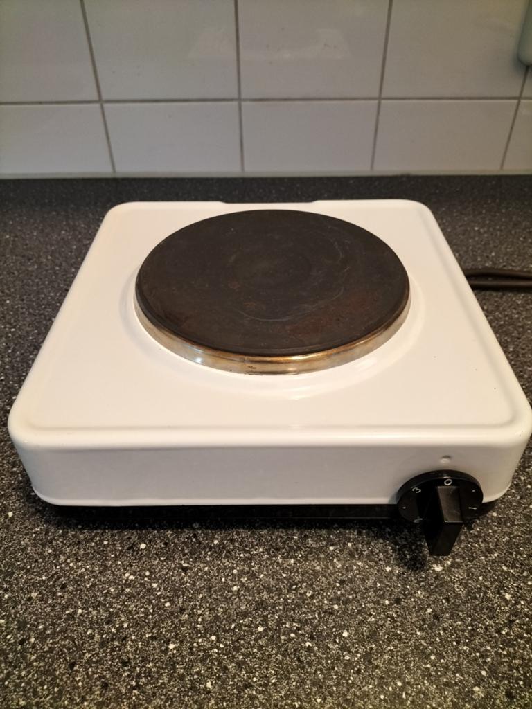Electrisch 1 pit kookplaat, Ophalen, Vrijstaand, Elektrisch, 3 kookzones of minder