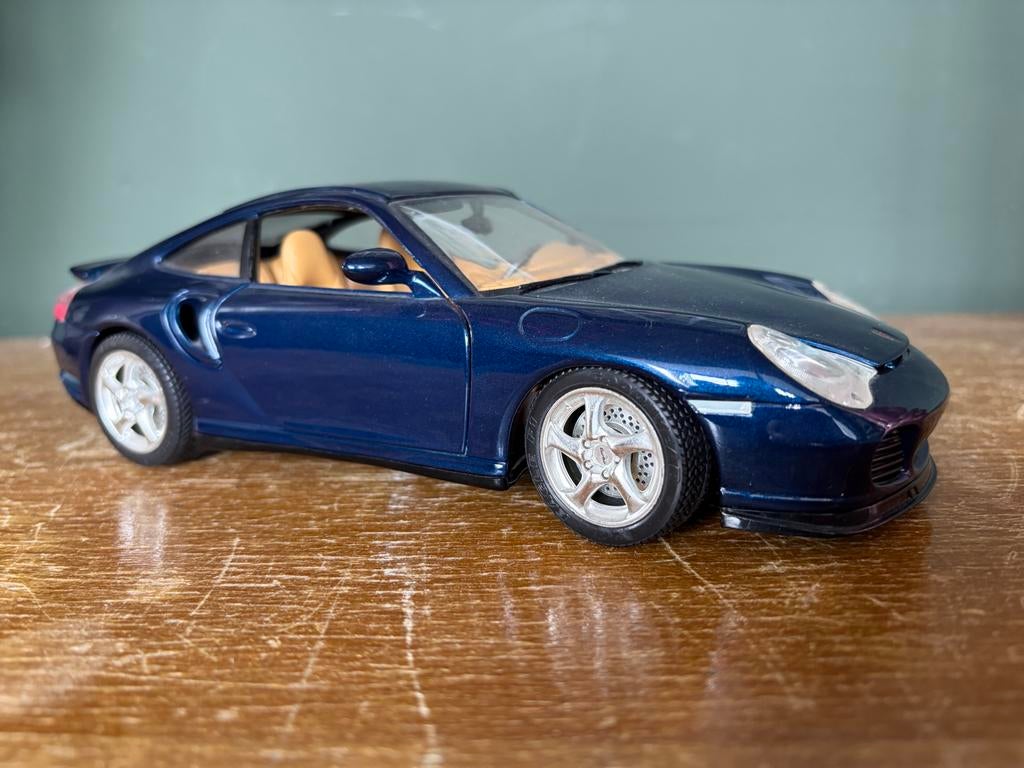 Porsche 911 Turbo 996 Burago 1:18, Ophalen of Verzenden, Gebruikt, Auto, Bburago