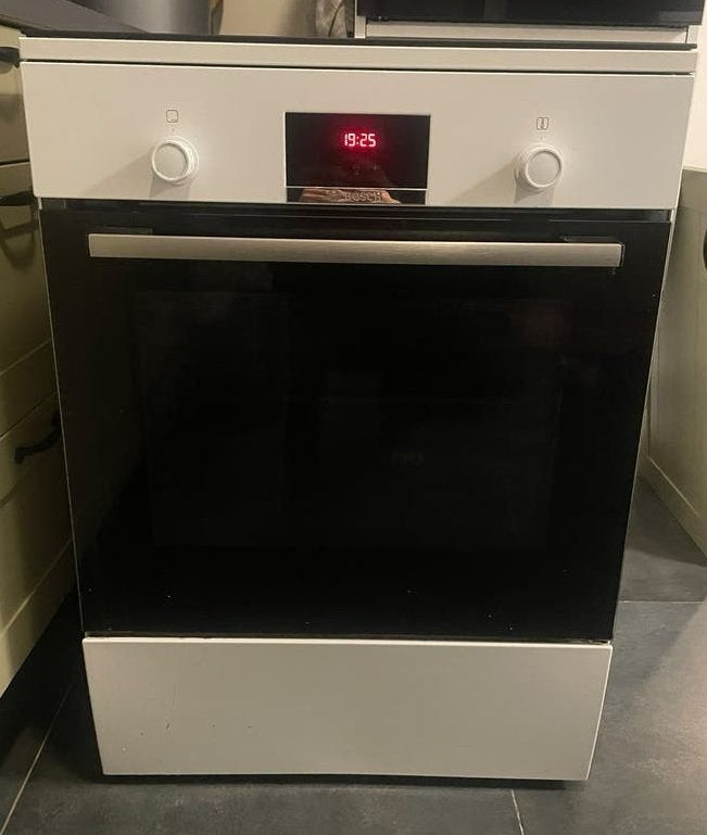 Fornuis Bosch - Garantie + Bezorging, Witgoed en Apparatuur, Bosch, Zo goed als nieuw, Inductie, Vrijstaand