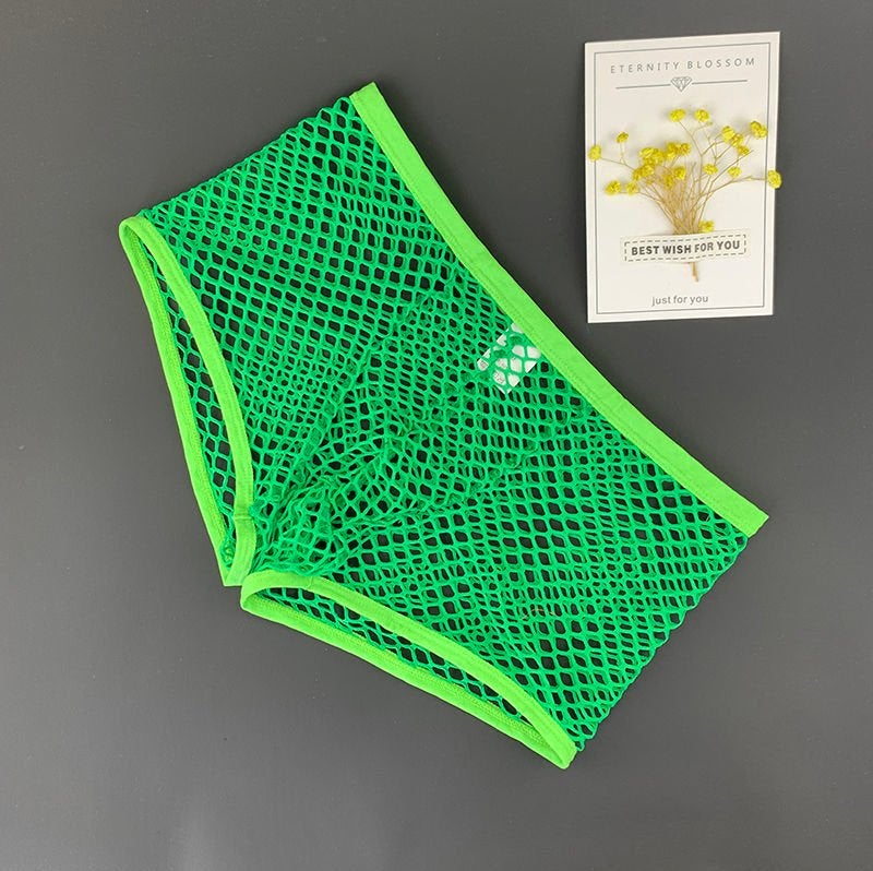 Groene mesh heren boxer, Kleding | Heren, Verzenden, Groen, Boxer