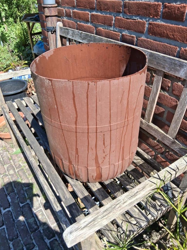 Ton om plant die gaat lopen in toom te houden, Ophalen of Verzenden, Rond, Kunststof, Minder dan 30 cm