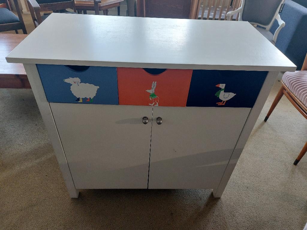 vrolijke fris gekleurde commode vh merk Bopita (500165), Ophalen of Verzenden, 50 tot 70 cm, 100 cm of meer, 90 tot 105 cm