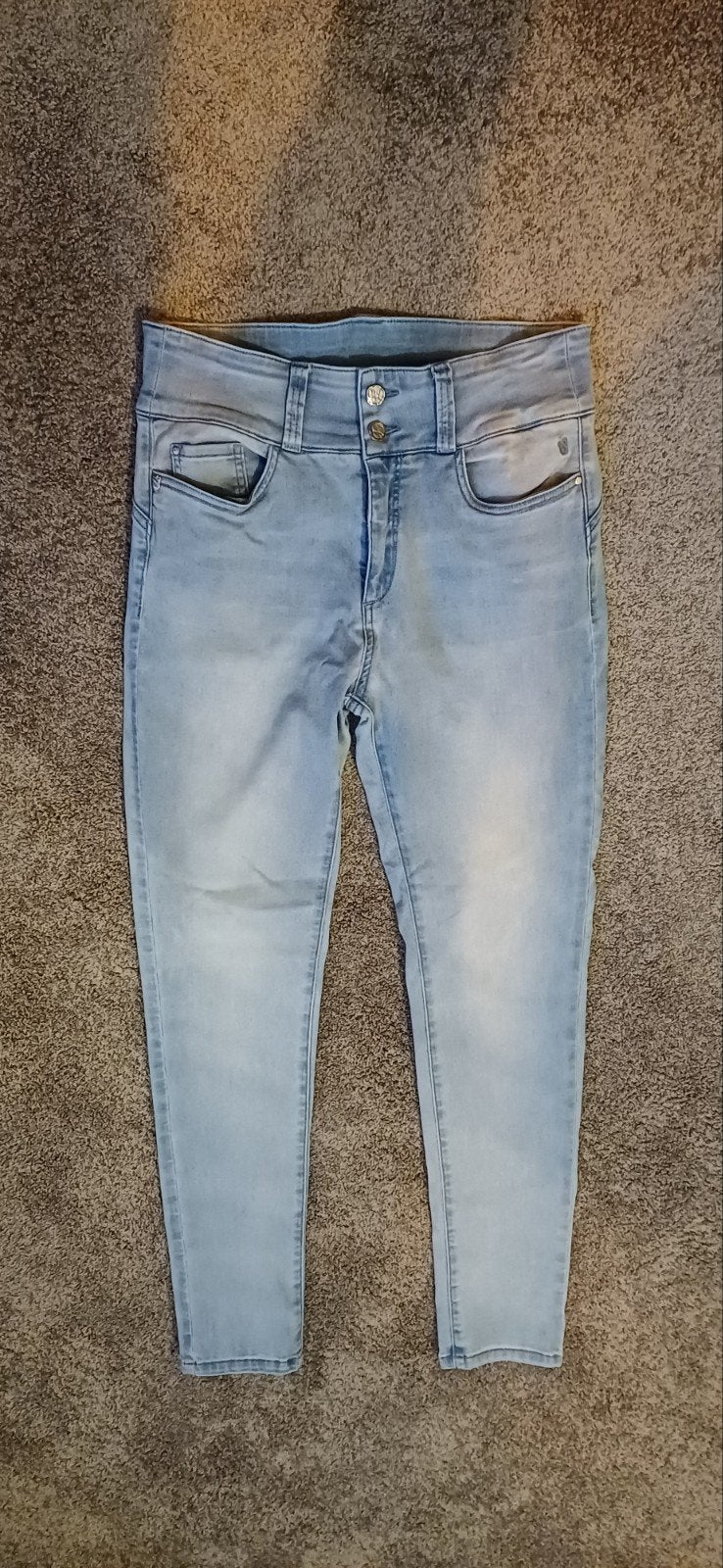 Mooie lichtblauwe jeans van Florez model  Bodine, maat 31, Florez Bodine, Blauw, Ophalen of Verzenden, Zo goed als nieuw