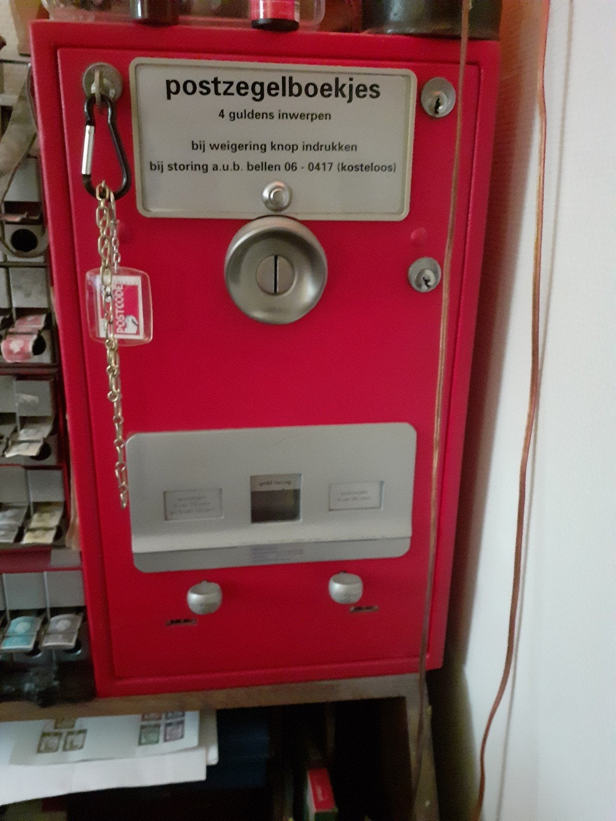 Postzegel boekjes Automaat Werkt op Guldens SLEUTELS ANWEZIG, Ophalen of Verzenden