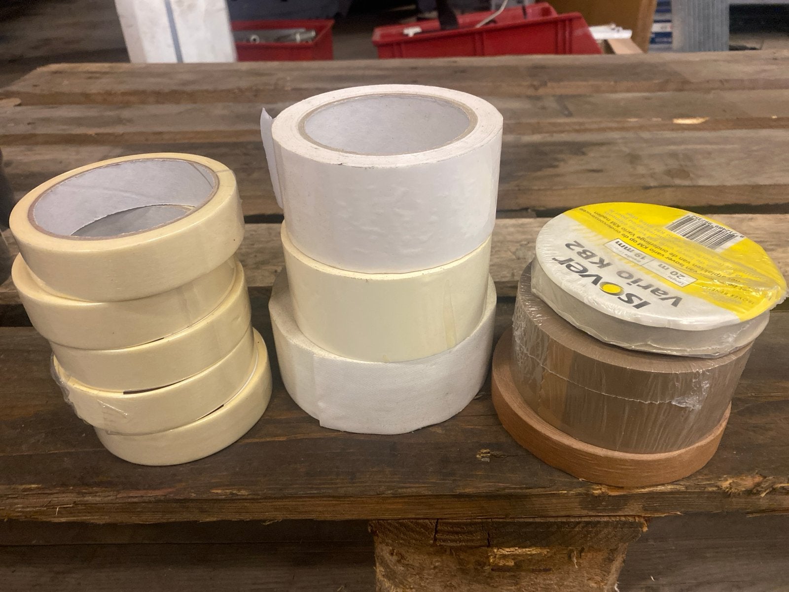 11 rollen diverse tape en plakband - Nieuw, Onbekend, Nieuw, Ophalen of Verzenden, Onbekend