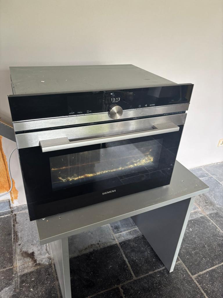 Inbouwoven, Witgoed en Apparatuur, Ovens, Gebruikt, Inbouw, Heteluchtoven, Siemens, Ophalen