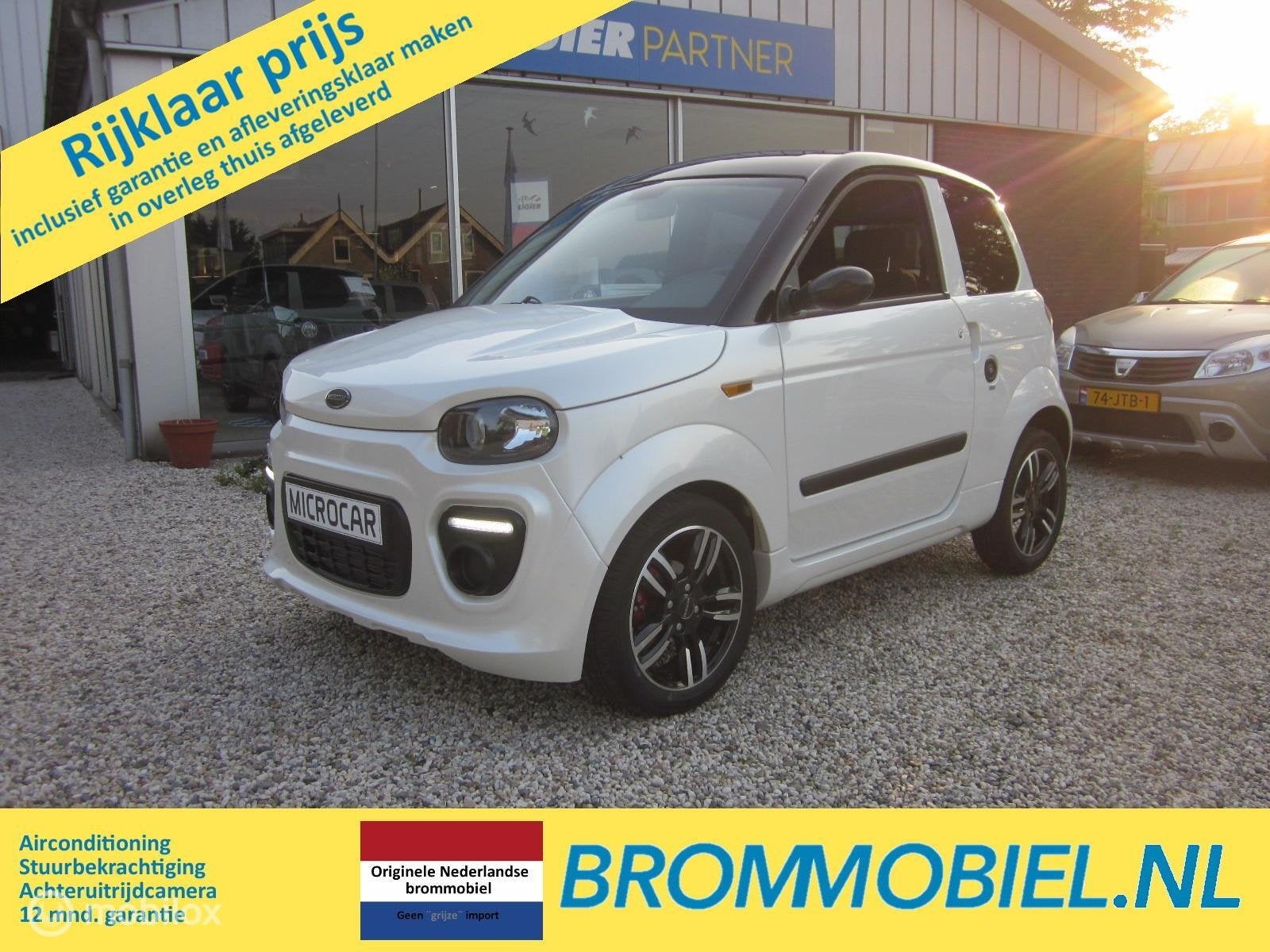 Microcar MGo Must brommobiel airco en stuurbekrachtiging, Gebruikt, Microcar