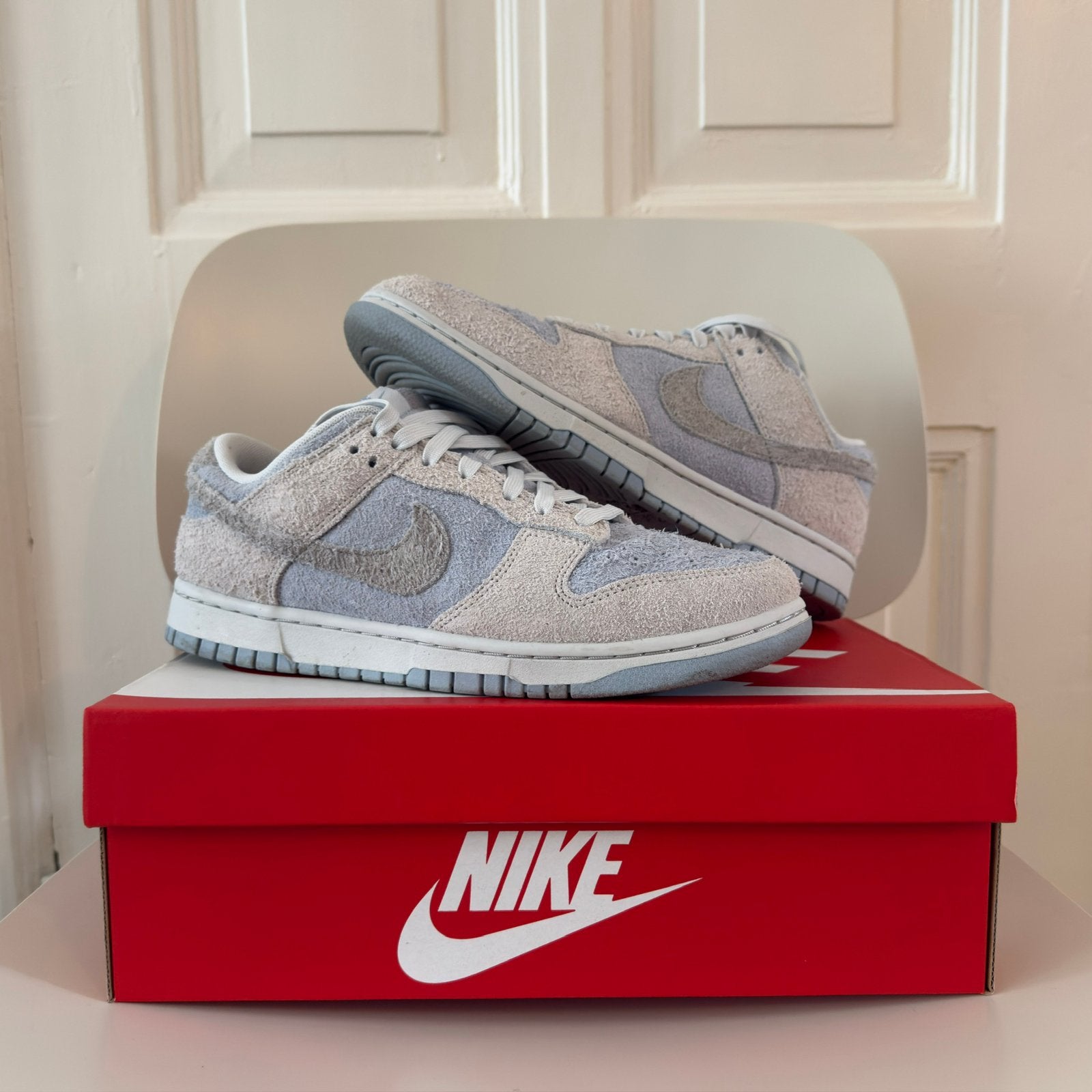 Nike Dunk Low Light Armory Blue Photo Dust | EU 42,5, Blauw, Ophalen of Verzenden, Sneakers of Gympen, Zo goed als nieuw