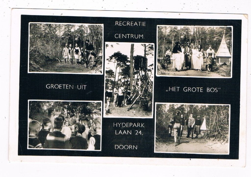 35 / DOORN : Groeten uit Recreatie centrum het Grote Bos, Verzenden, 1940 tot 1960, Utrecht