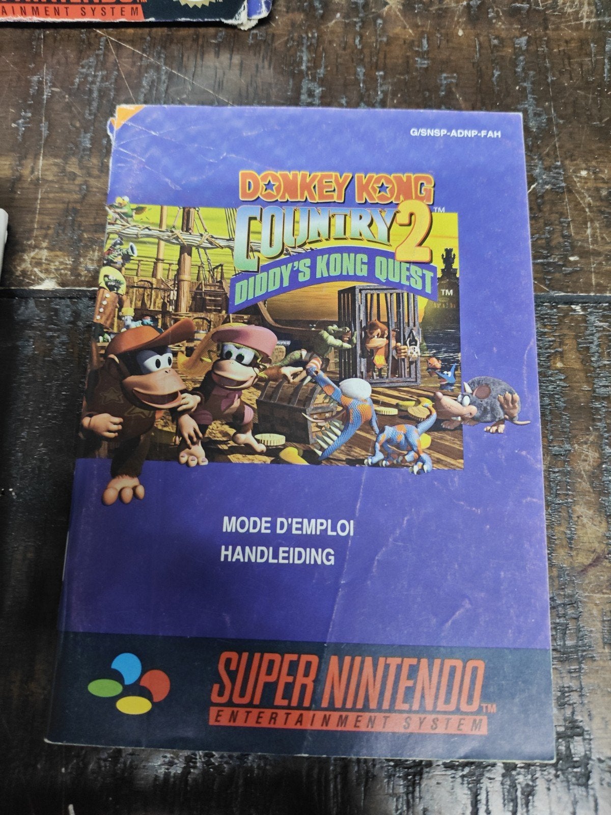 Donkey Kong Country 2 SNES CIB, Nintendo, Gebruikt, 1 speler, Vanaf 3 jaar