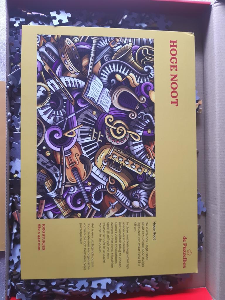 De Puzzelbox Hoge Noot - 1000 stukjes legpuzzel, Ophalen