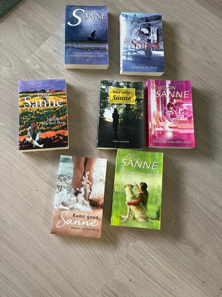 Sanne boeken serie - Marjan van den Berg (6 delen), Ophalen of Verzenden, Gelezen, Nederland