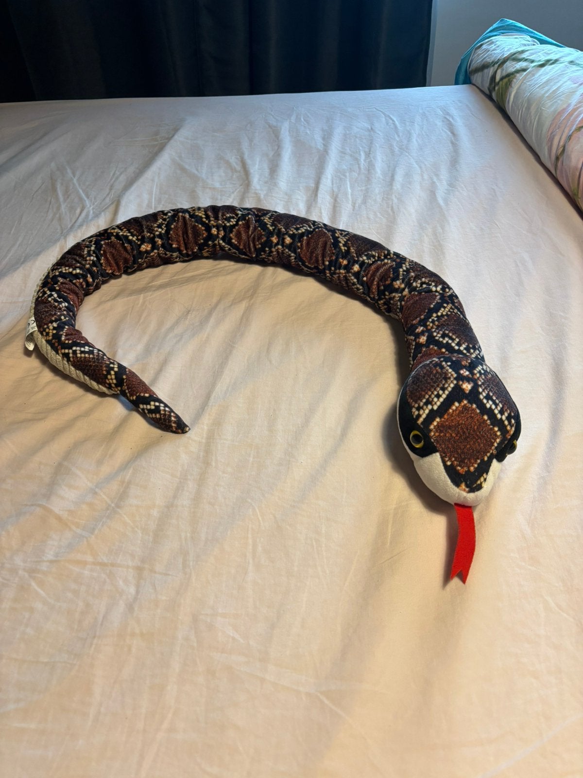 Pluche Slang Knuffel (130 cm), Ophalen of Verzenden, Zo goed als nieuw, Overige typen, Groot (groter dan 80 cm)