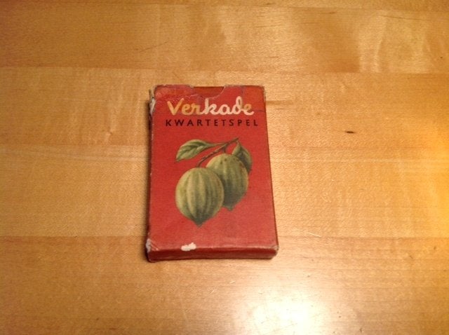 Verkade kwartetspel, Ophalen of Verzenden, Zo goed als nieuw, Kwartet(ten)