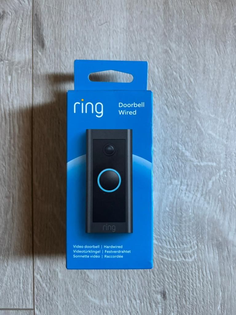 Ring videodeurbel Wired – Nieuw & ongeopend, Huis en Inrichting, Deurbellen, Ophalen of Verzenden, Nieuw, Bedraad