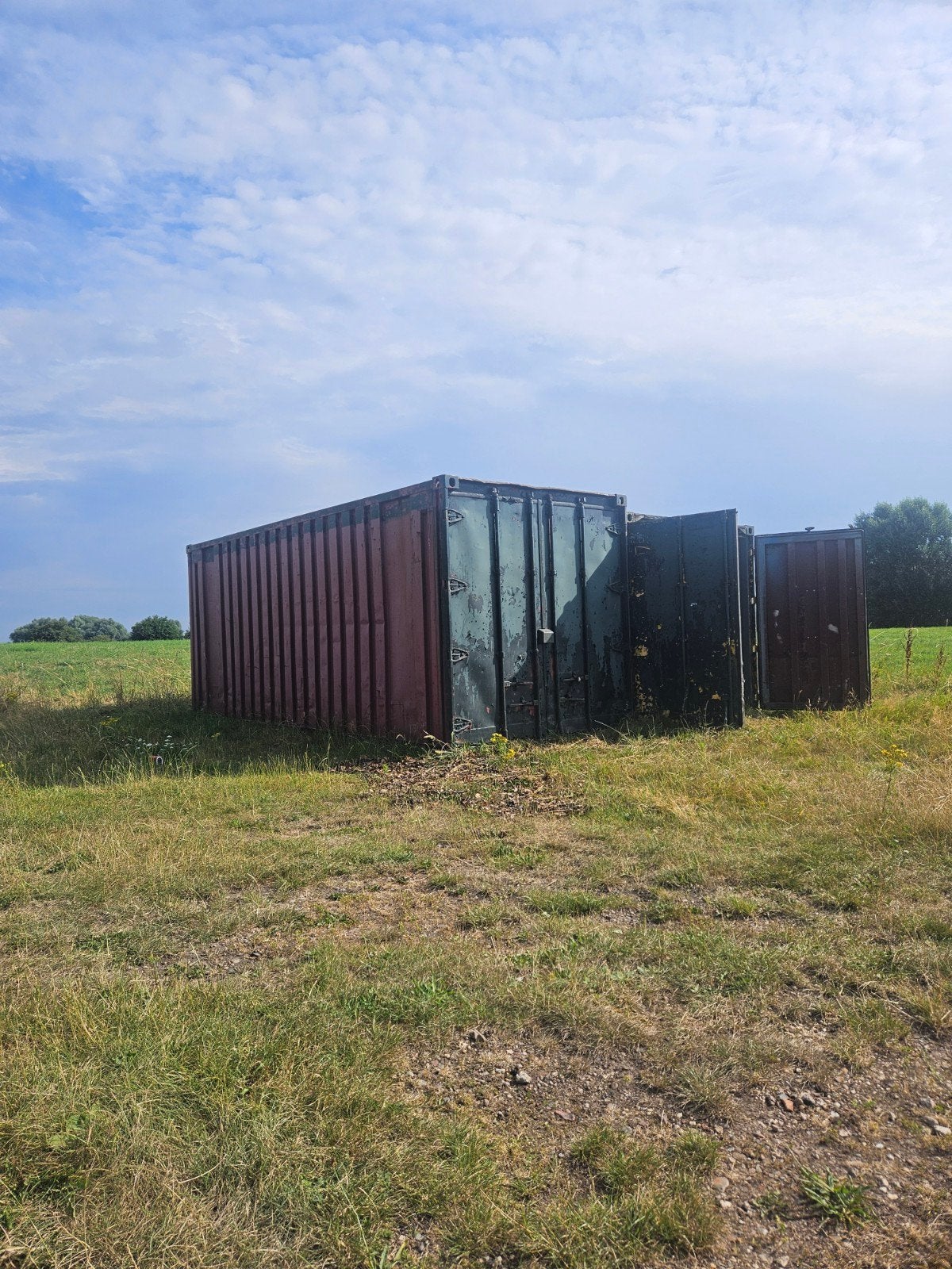 20ft Zeecontainers, Ophalen