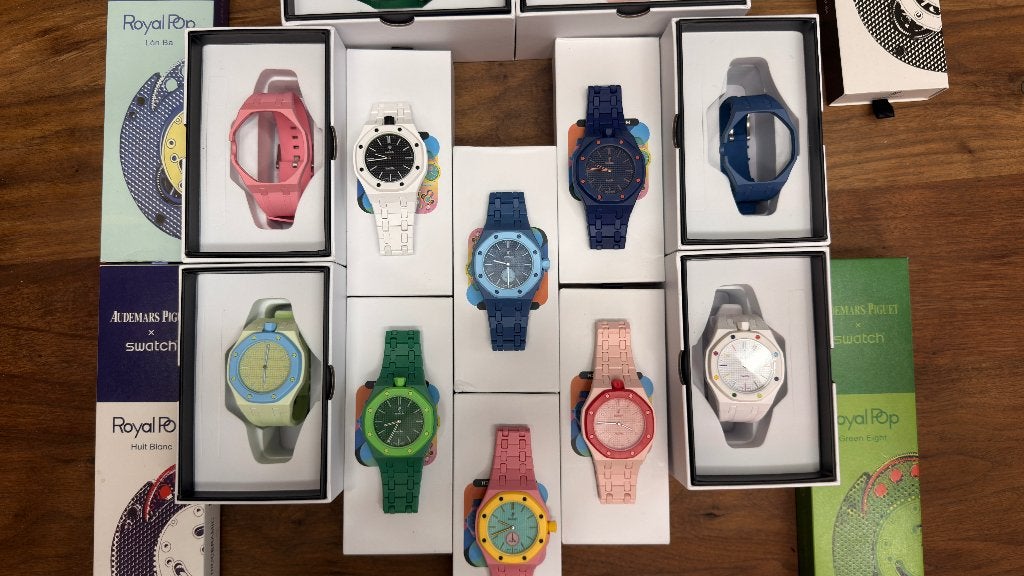 Royal Pop Watch Band Bio-Ceramic – AP x Swatch – NEW, Sieraden, Tassen en Uiterlijk, Horloges | Heren, Overige materialen, Polshorloge
