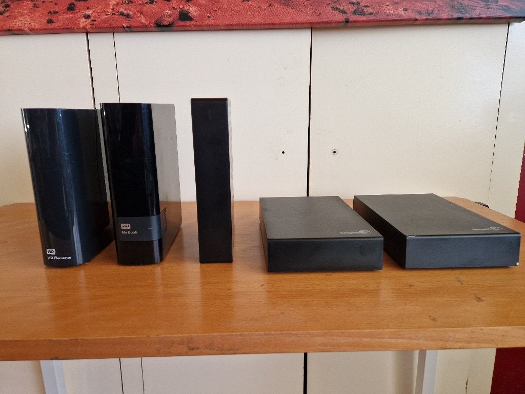 5 Externe HDD's USB 3.0, Computers en Software, Harde schijven, Gebruikt, Laptop, HDD, USB, Ophalen