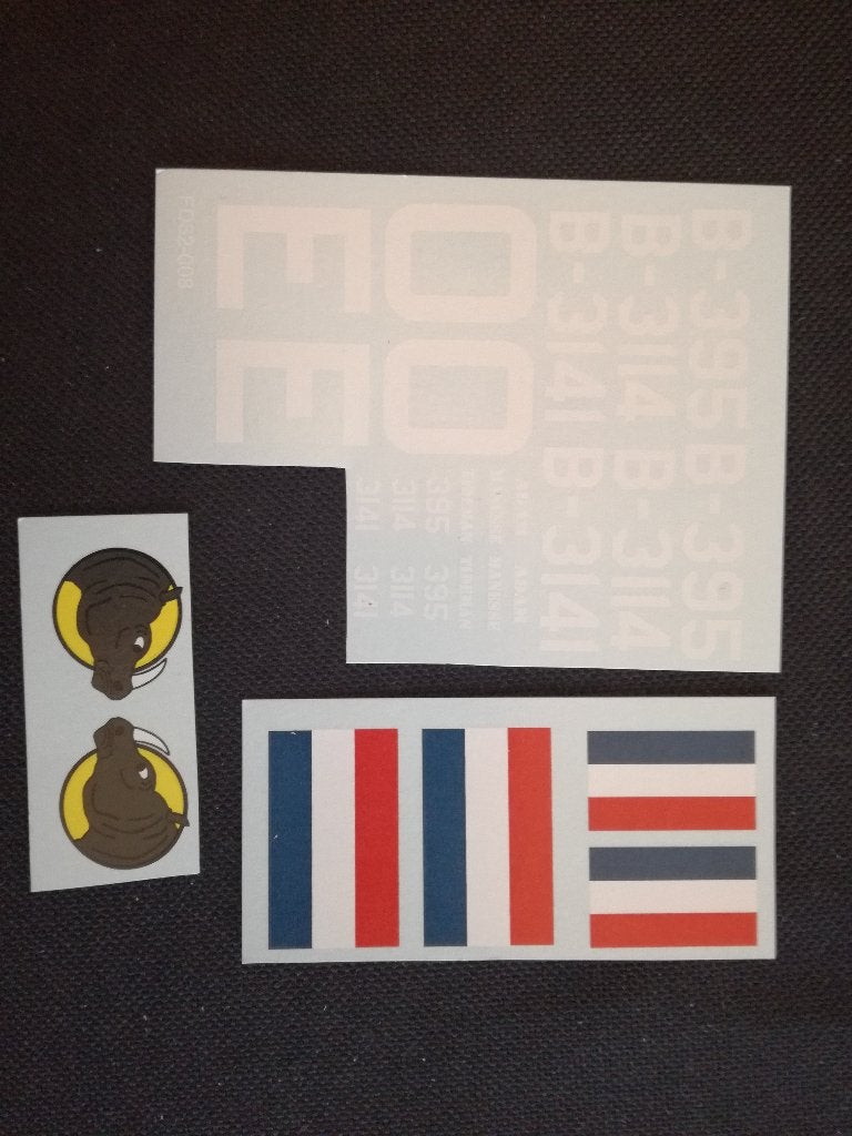 1/32 decals (uit FD32-008) Brewster B-339C Buffalo ML-KNIL, Overige merken, Nieuw, Ophalen of Verzenden, Groter dan 1:72
