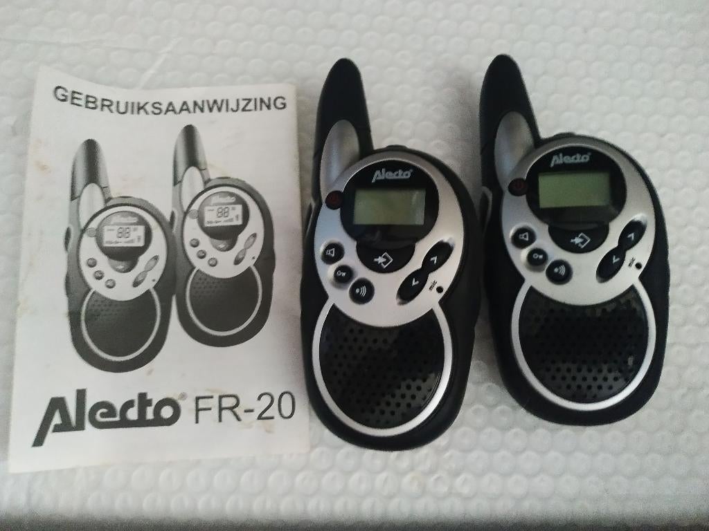 Alecto FR-20 Portofoon, Telecommunicatie, Portofoons en Walkie-talkies, Ophalen of Verzenden, Zo goed als nieuw, 2 to 5 km, Portofoon of Walkie-talkie