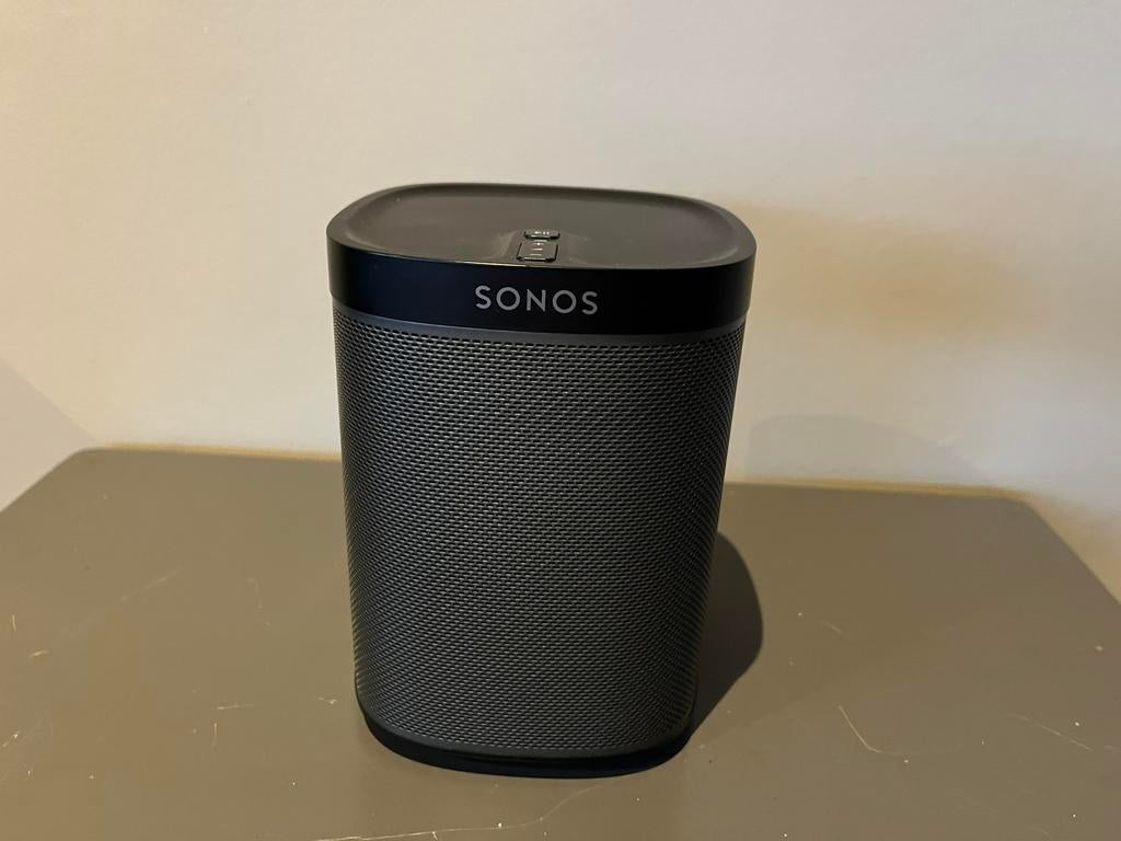 SONOS PLAY;1 ZWART | ZGAN, Audio, Tv en Foto, Luidsprekers, Zo goed als nieuw, Front, Rear of Stereo speakers, 120 watt of meer