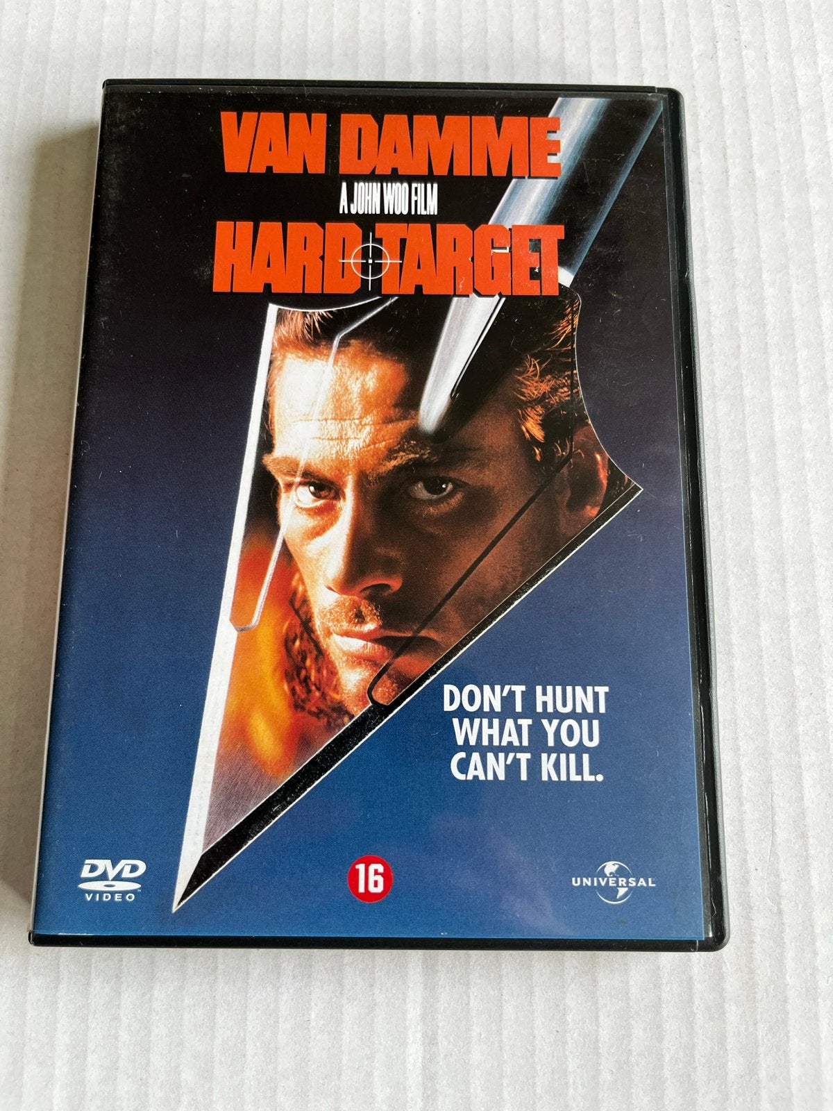 Hard Target (DVD) - John Woo film met Jean-Claude Van Damme, Vanaf 16 jaar, Nederlands, Actie, Ophalen of Verzenden