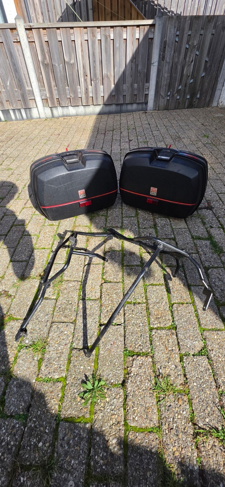 Zijkoffers Suzuki dl650 Vstrom Givi, Ophalen, Gebruikt