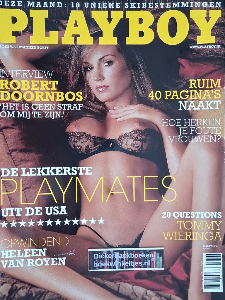 Playboy Maart 2006; Robert Doornbos, Heleen van Royen, Ophalen of Verzenden, Gebruikt, Boek, Tijdschrift of Artikel