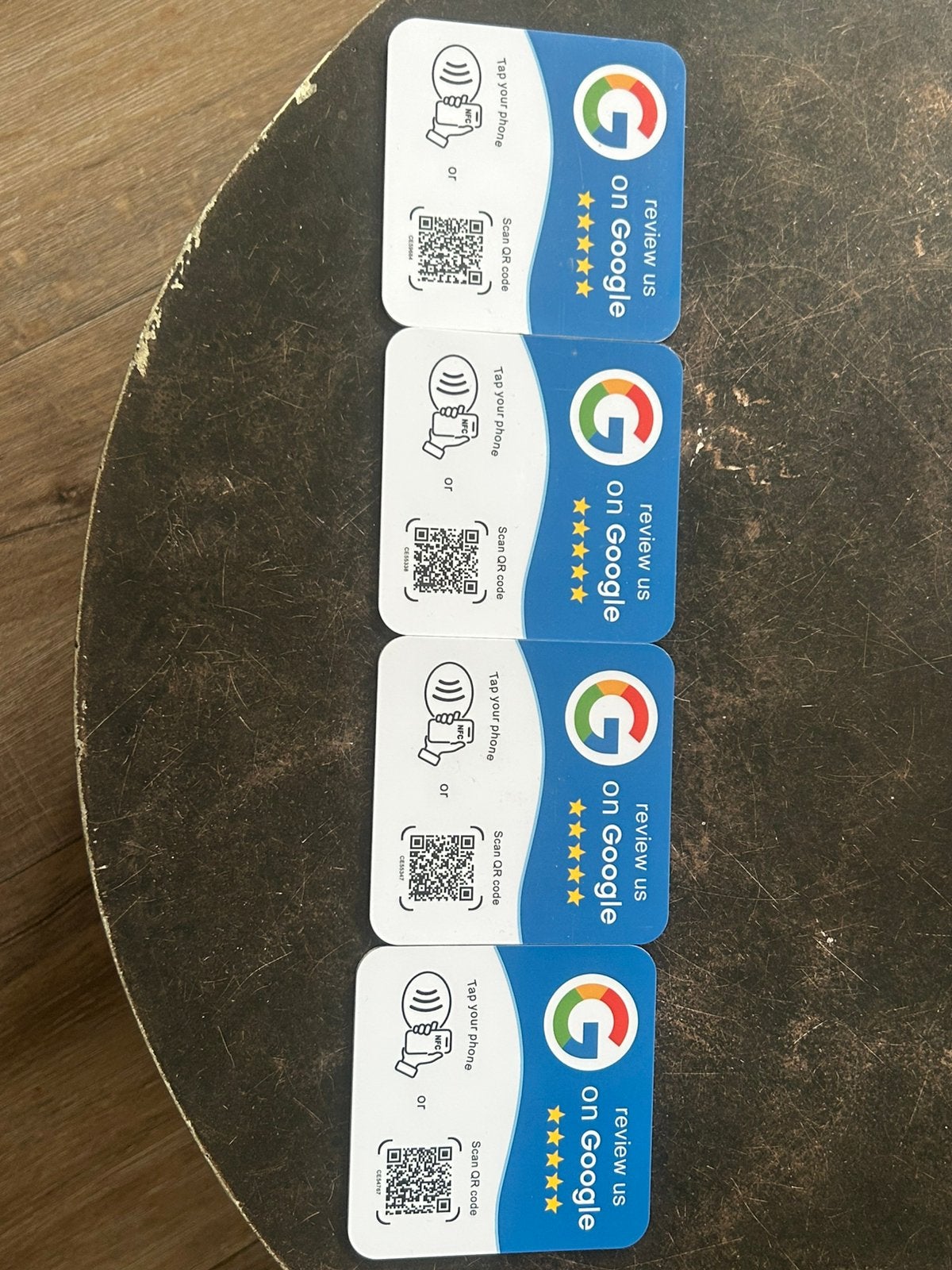 NFC google recensie kaarten, Ophalen of Verzenden, Zo goed als nieuw, Overige typen