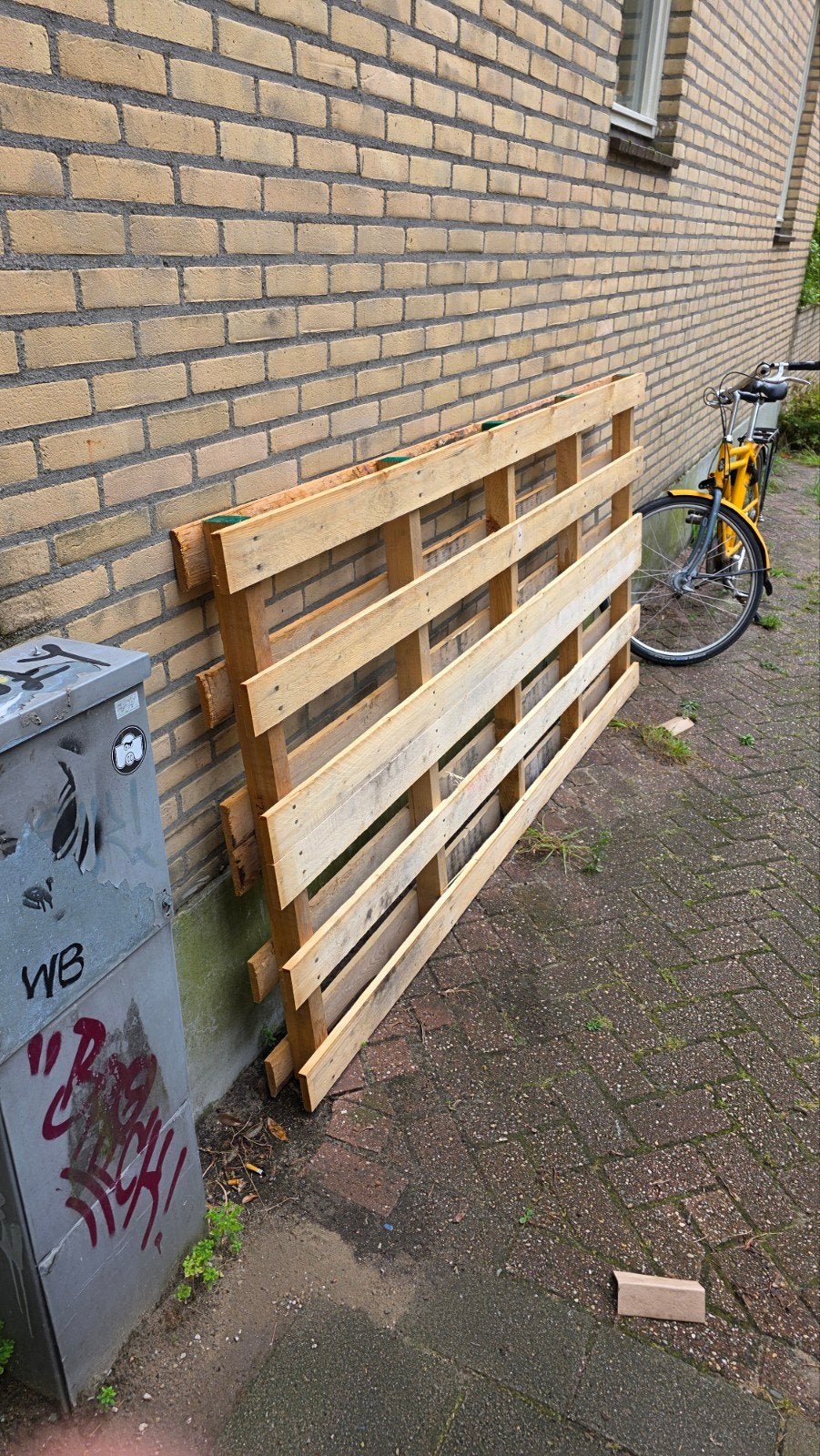 statiegeld pallet, Ophalen, Gebruikt, 200 tot 250 cm, 50 mm of meer