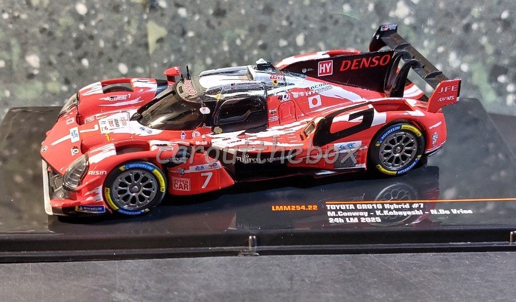 Toyota GR010 Hybrid #7 LeMans N deVries 2025 1:43 Ixo V1255, Verzenden, Nieuw, Auto, Overige merken