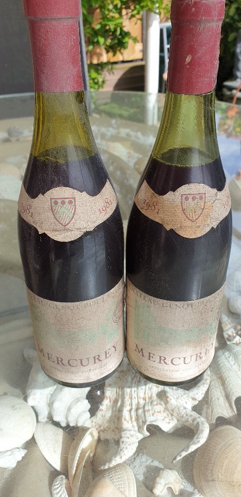 1981 Mercurey Genot Boulanger 1 fles, Frankrijk, Nieuw, Ophalen of Verzenden, Rode wijn