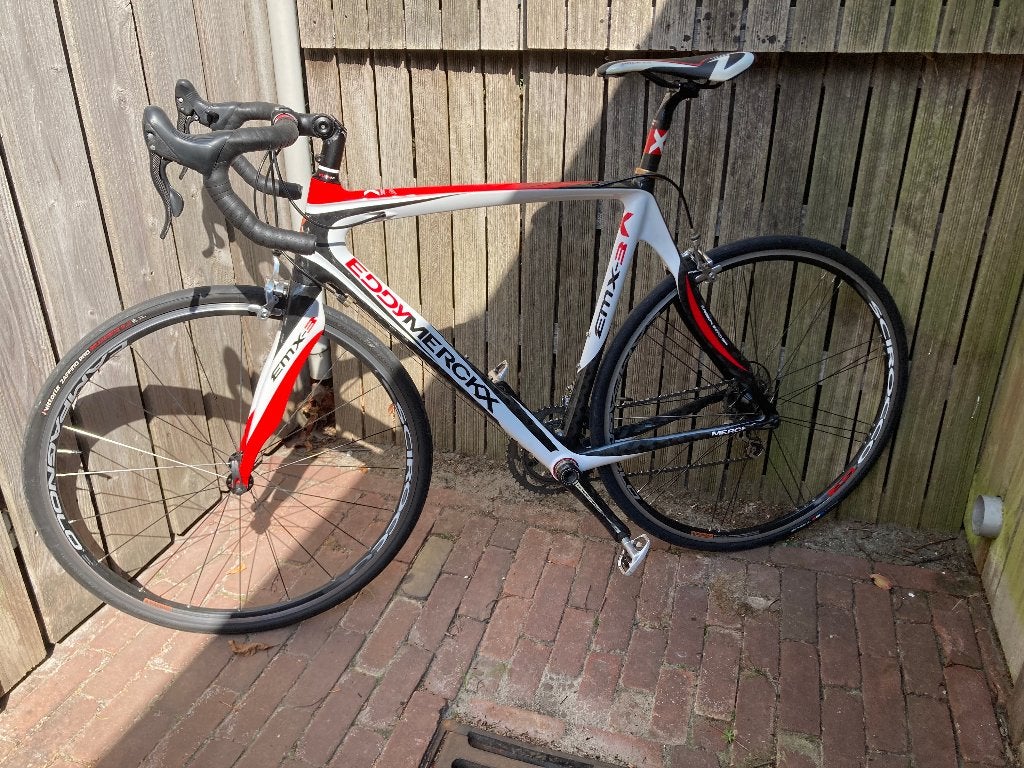 Eddy Merckx EMX-3 Full Carbon. Topconditie!, Gebruikt, Carbon, Heren, Meer dan 20 versnellingen