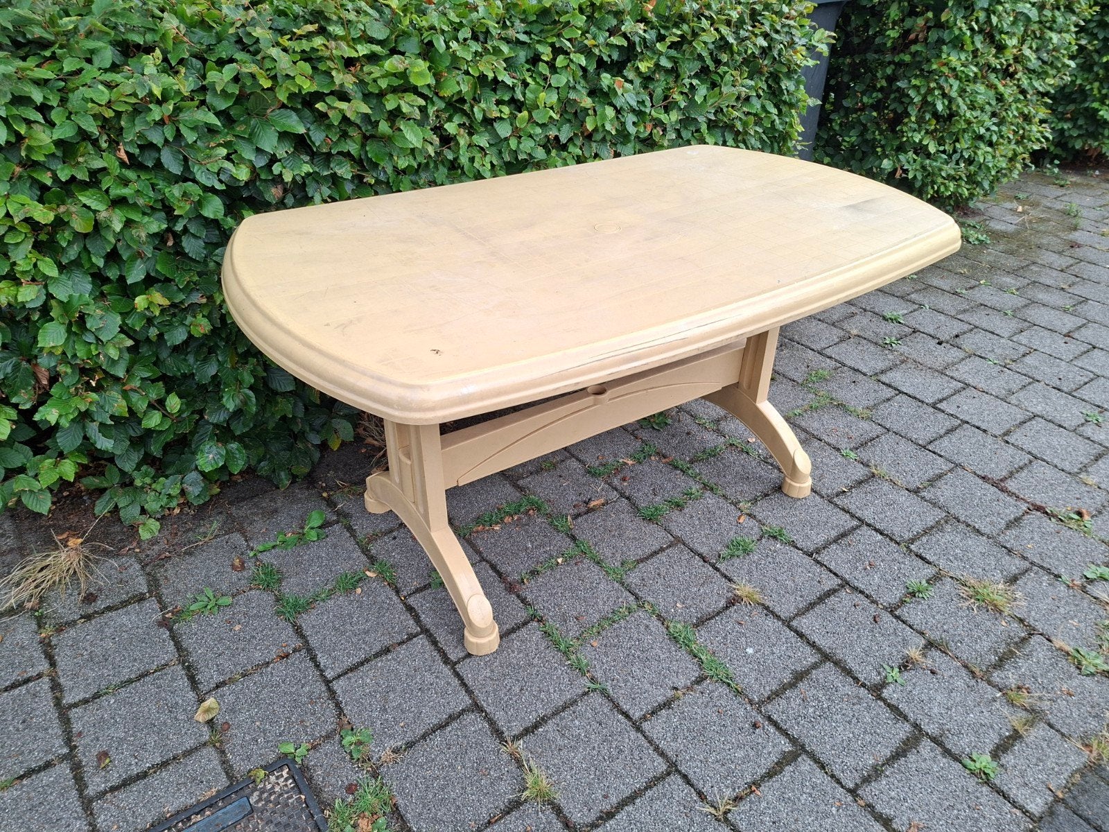 Stevige Campingtafel 150x90cm - Ideaal voor buiten, Caravans en Kamperen, Ophalen, Gebruikt, Campingtafel