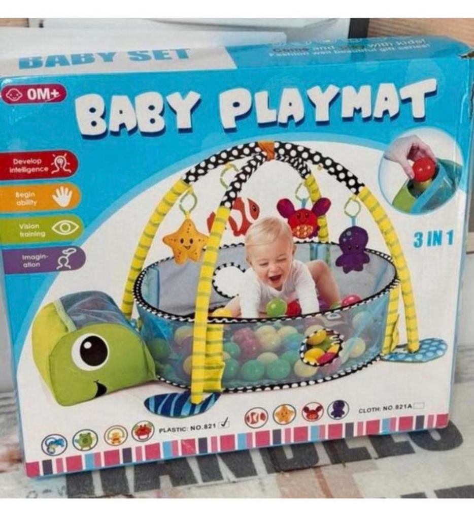 Baby Peuter Kleuter Speelmat - 3 in 1 Speelkleed Ballenbak, Speelkleed, Nieuw, Ophalen of Verzenden, H