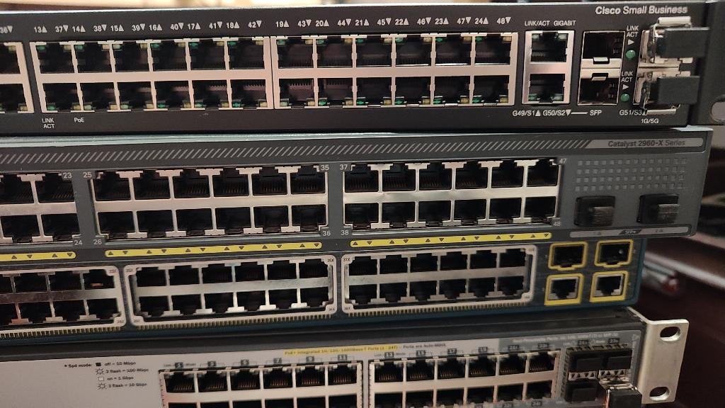 Cisco Catalyst 2960-X - 48 Ports - 2x SFP+, Ophalen of Verzenden