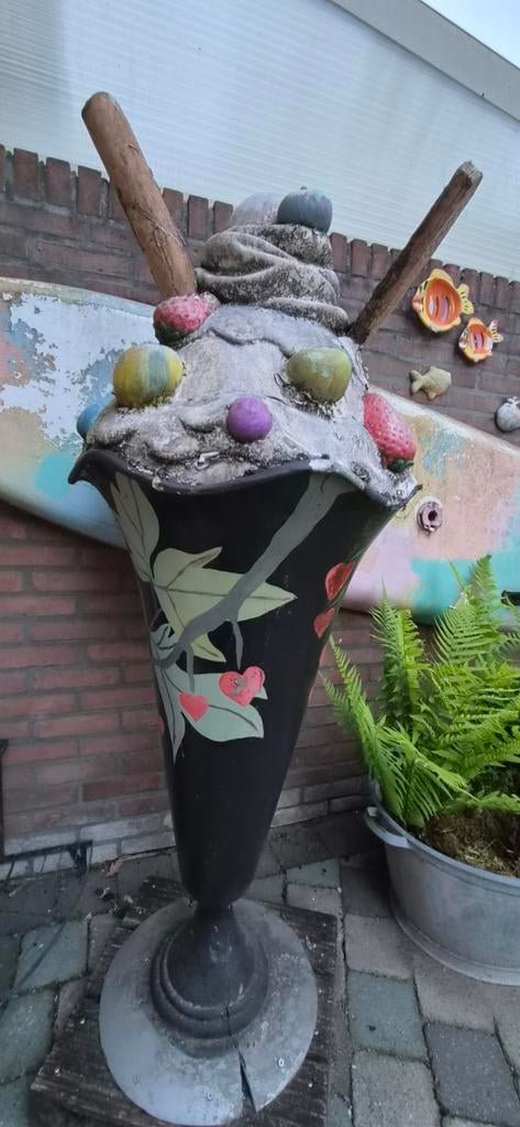Grote decoratie ijsco H 170 x B 75 cm, Ophalen, Gebruikt, Meerkleurig, Overige stijlen