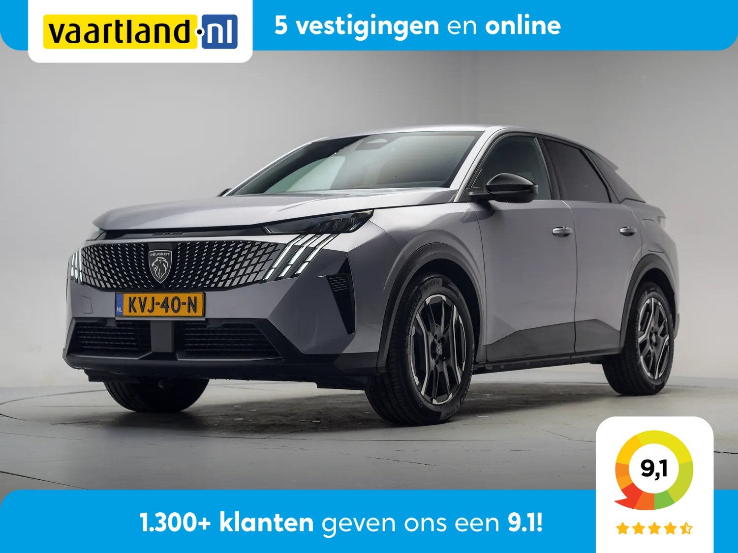 Peugeot E-3008 Allure 73kWh 3-fase [ LED Apple/Android Camer, Automatische klimaatregeling, 0 cilinders, SUV of Terreinwagen, Te koop