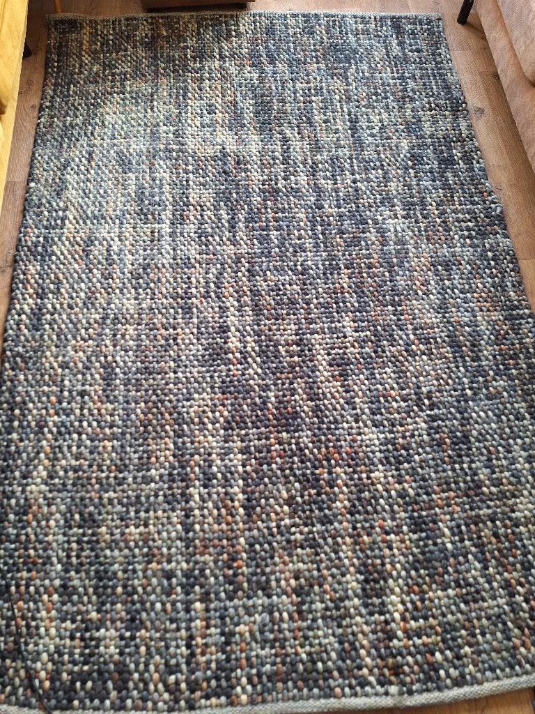 Gratis vloerkleed Essex 160 x 230 cm, Ophalen, Gebruikt, Blauw, 150 tot 200 cm
